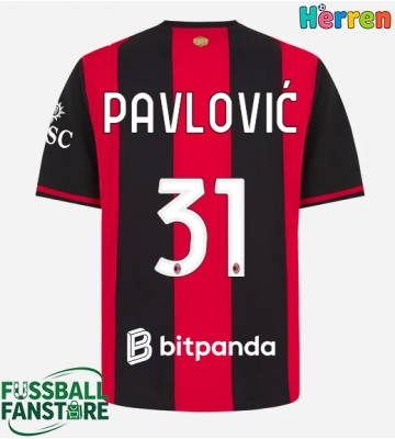 AC Milan Strahinja Pavlovic #31 Replik Heimtrikot 2026-27 Kurzarm
